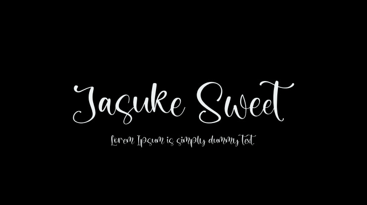 Jasuke Sweet Font