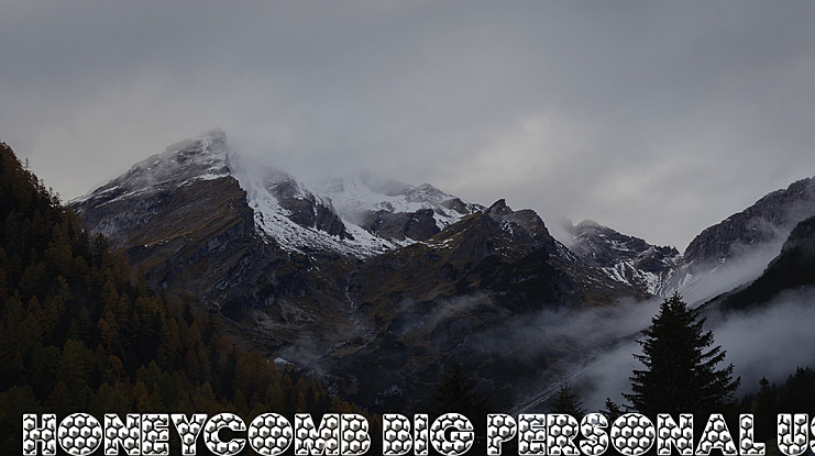 HONEYCOMB BIG PERSONAL USE Font