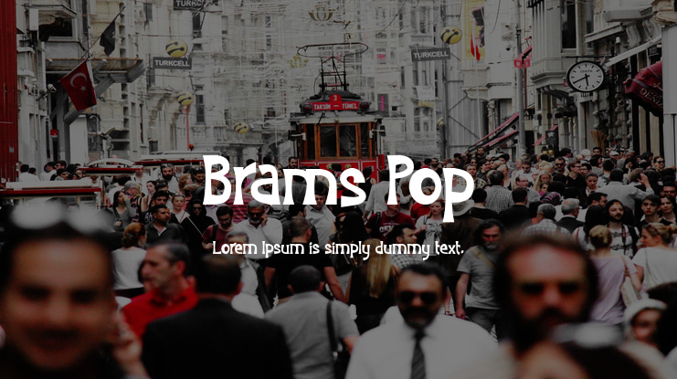 Brams Pop Font