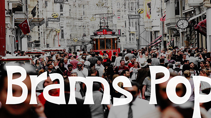 Brams Pop Font