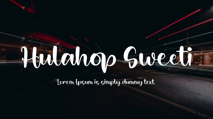 Hulahop Sweeti Font