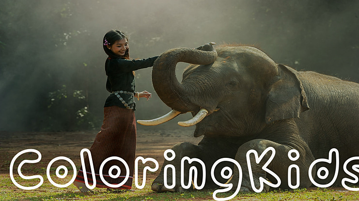 ColoringKids Font