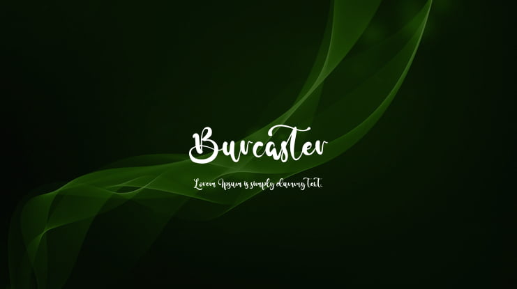 Burcaster Font Family