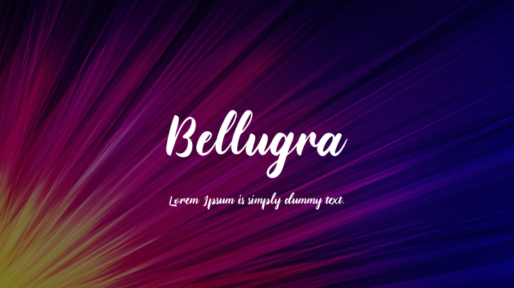 Bellugra Font