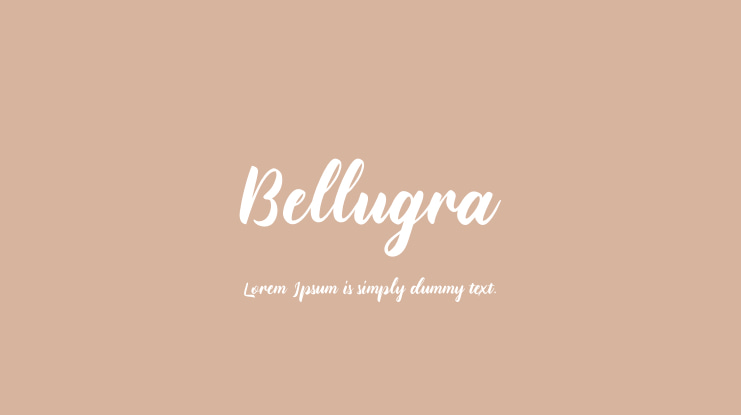 Bellugra Font