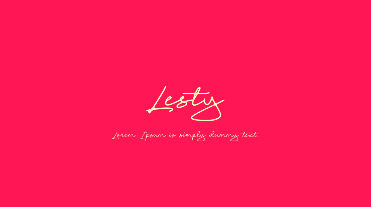 Lesty Font