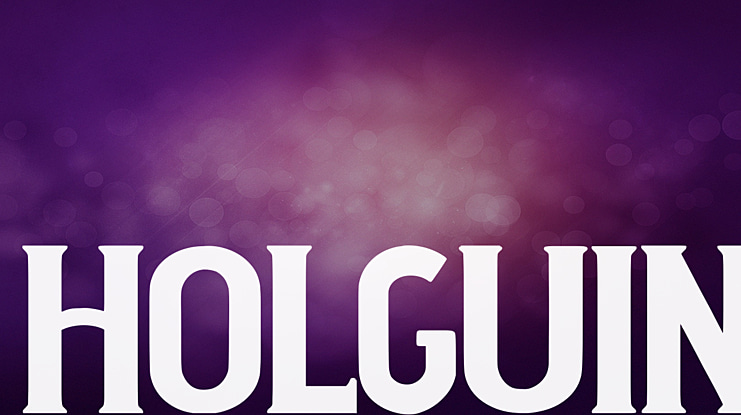 Holguin Font