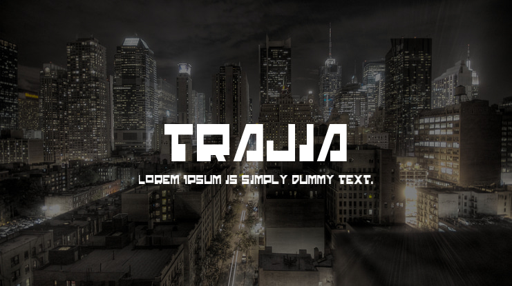 Trajia Font Family