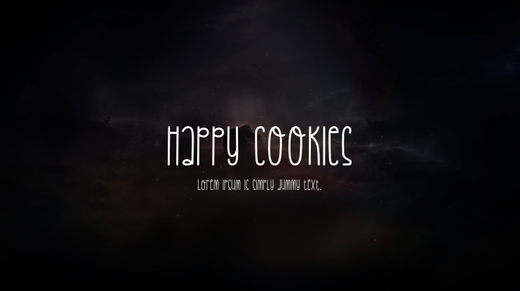 Happy Cookies Font