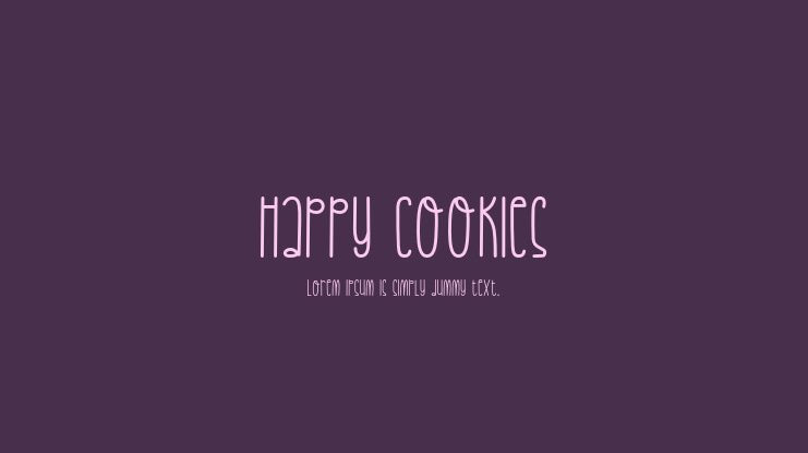 Happy Cookies Font
