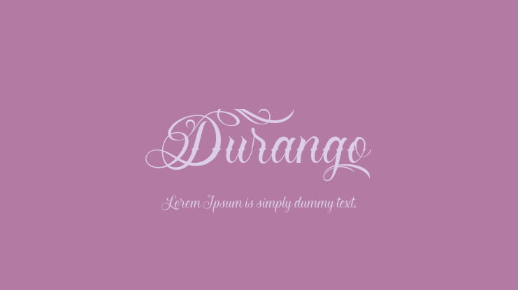 Durango Font