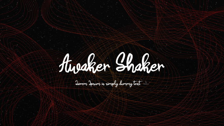 Awaker Shaker Font