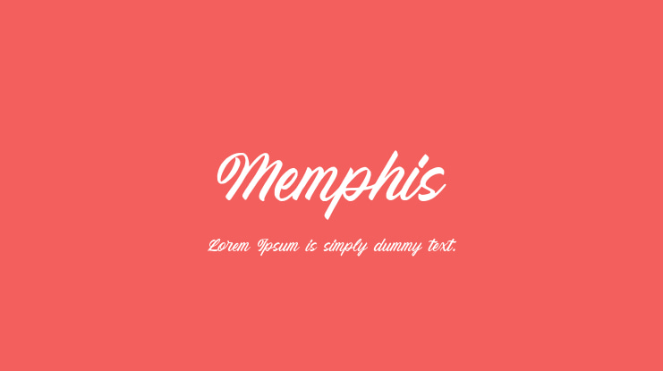 Memphis Font