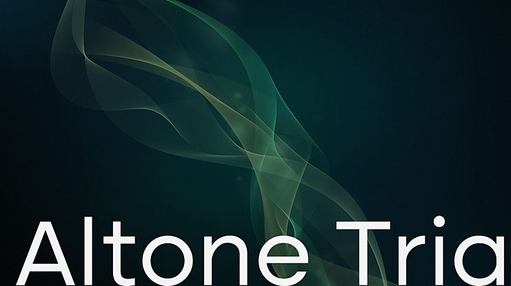 Altone Trial Font Family