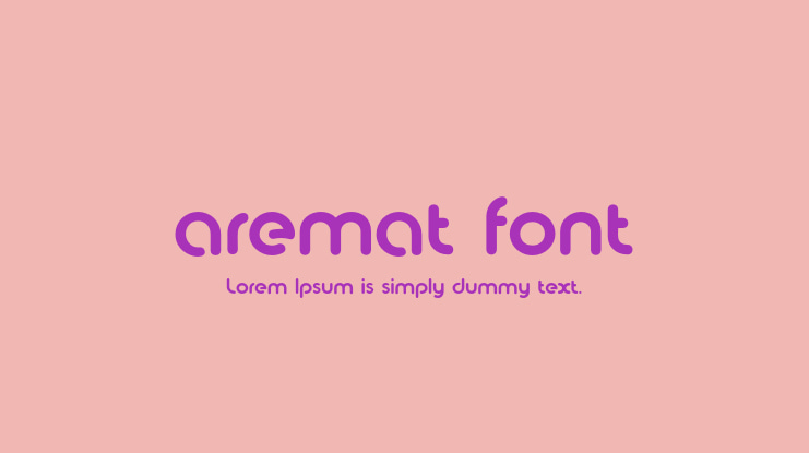 aremat font