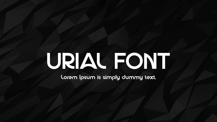 URIAL FONT