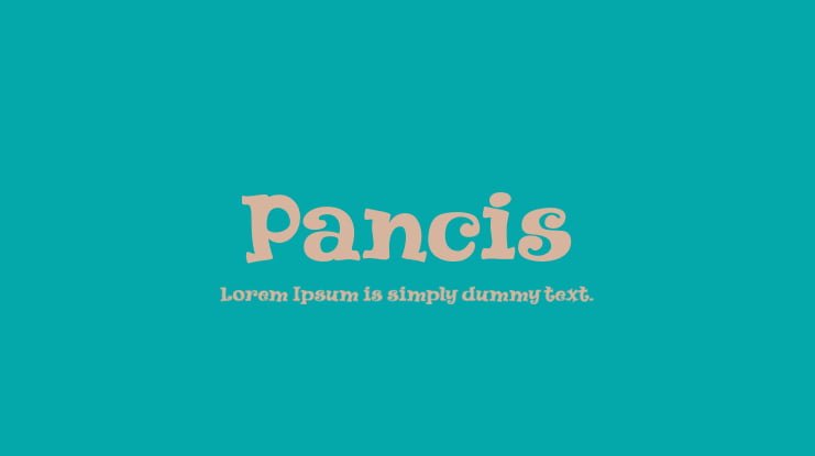 Pancis Font