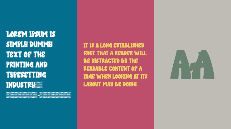 Bostero personal use Font