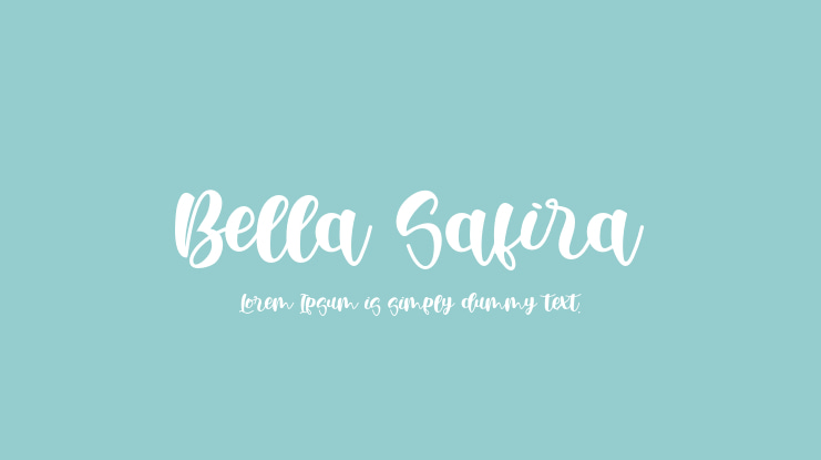 Bella Safira Font