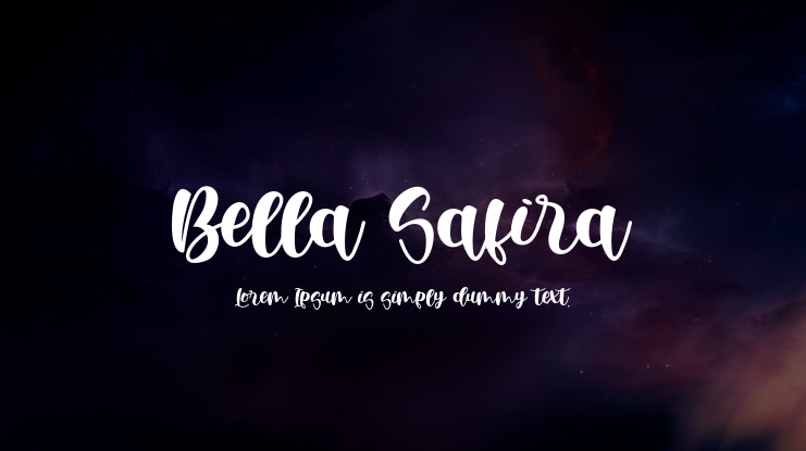 Bella Safira Font