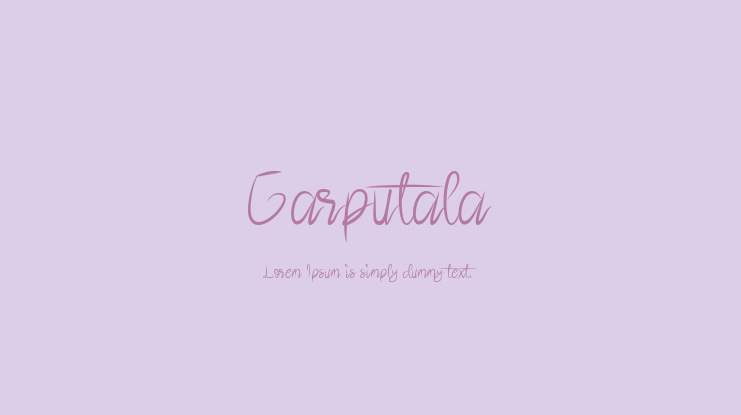 Garputala Font