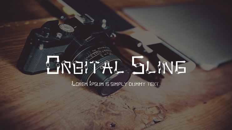 Orbital Sling Font