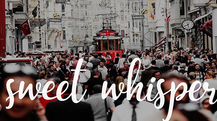 sweet whisper Font
