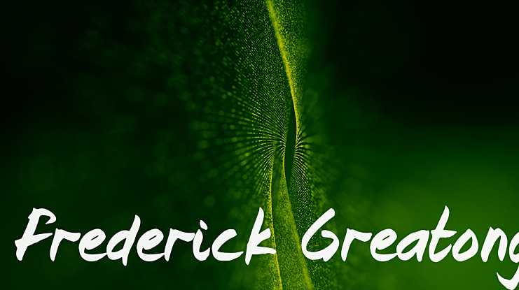 Frederick Greatong Font