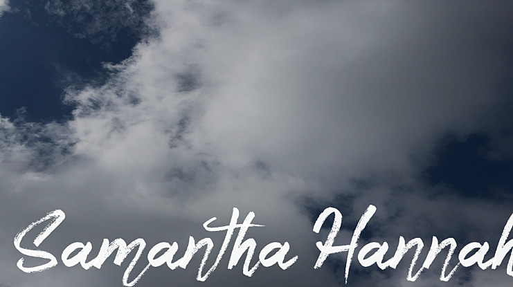 Samantha Hannah Font