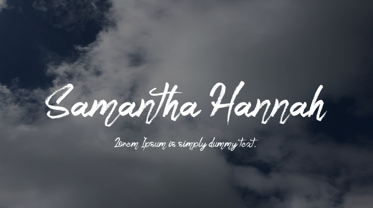 Samantha Hannah Font