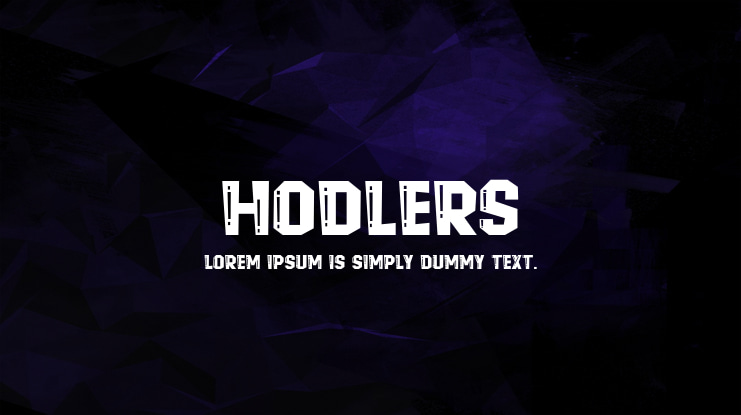 Hodlers Font