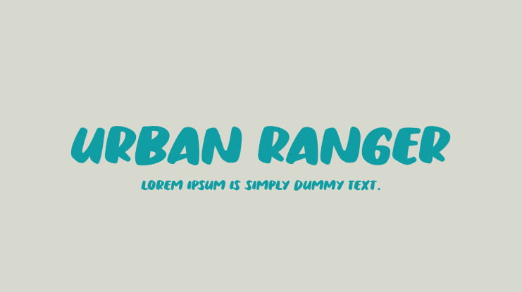 Urban Ranger Font