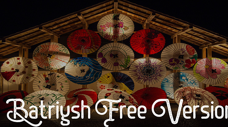 Batriysh Free Version Font