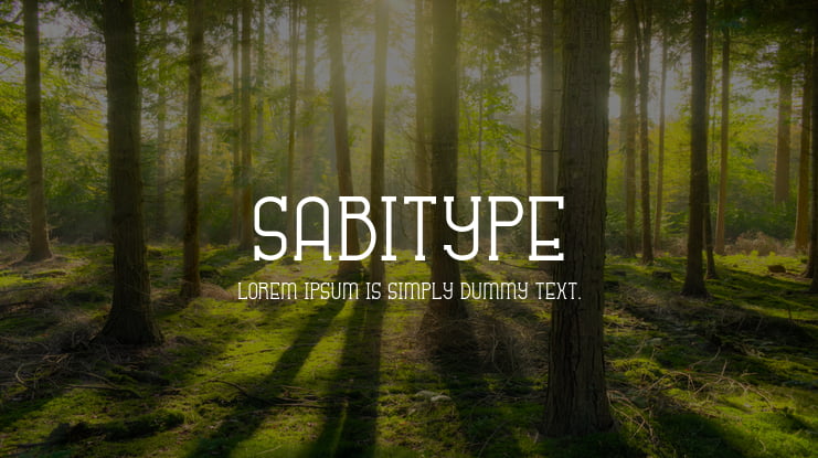 SABITYPE Font