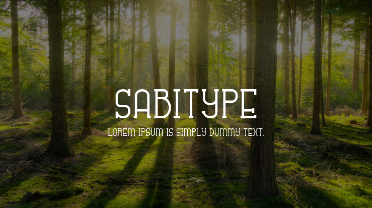 SABITYPE Font