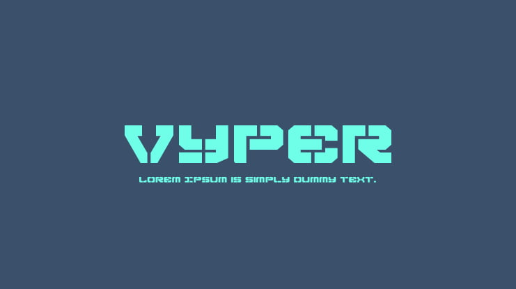 Vyper Font Family