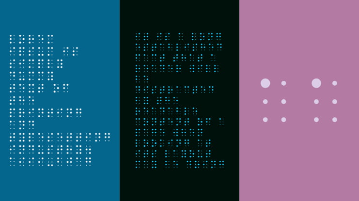 Sheets Braille Font Family