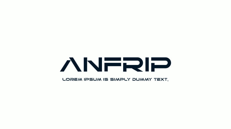 ANFRIP Font Family