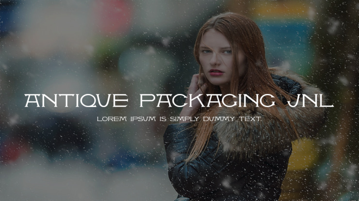 Antique Packaging JNL Font Family