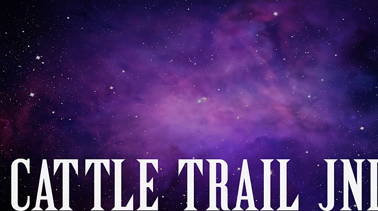 Cattle Trail JNL Font Family