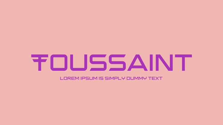 Toussaint Font