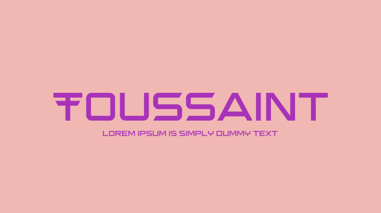 Toussaint Font