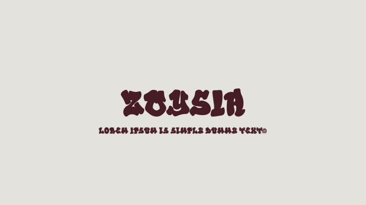 ZOYSIA Font