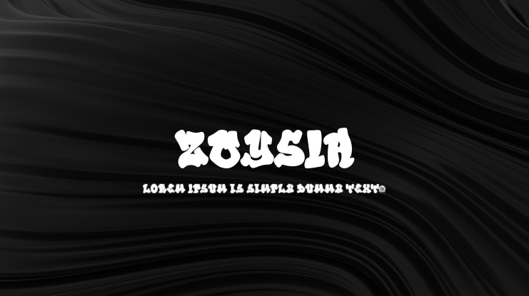 ZOYSIA Font