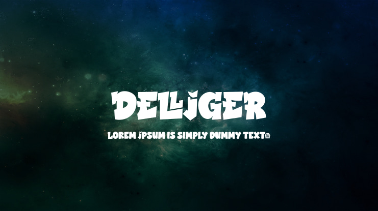 DELLIGER Font