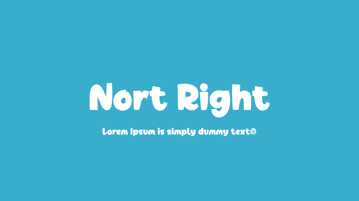 Nort Right Font