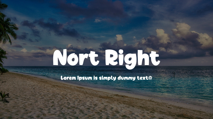 Nort Right Font