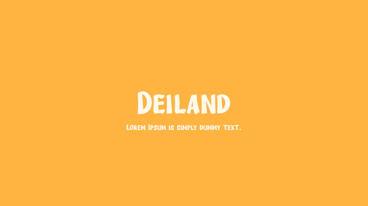 Deiland Font Family