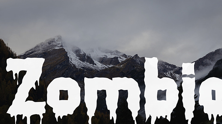 Zombie Font Family