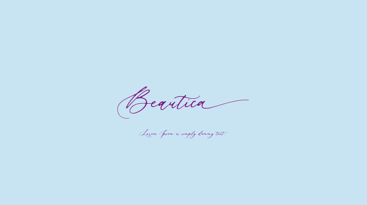 Beautica Font